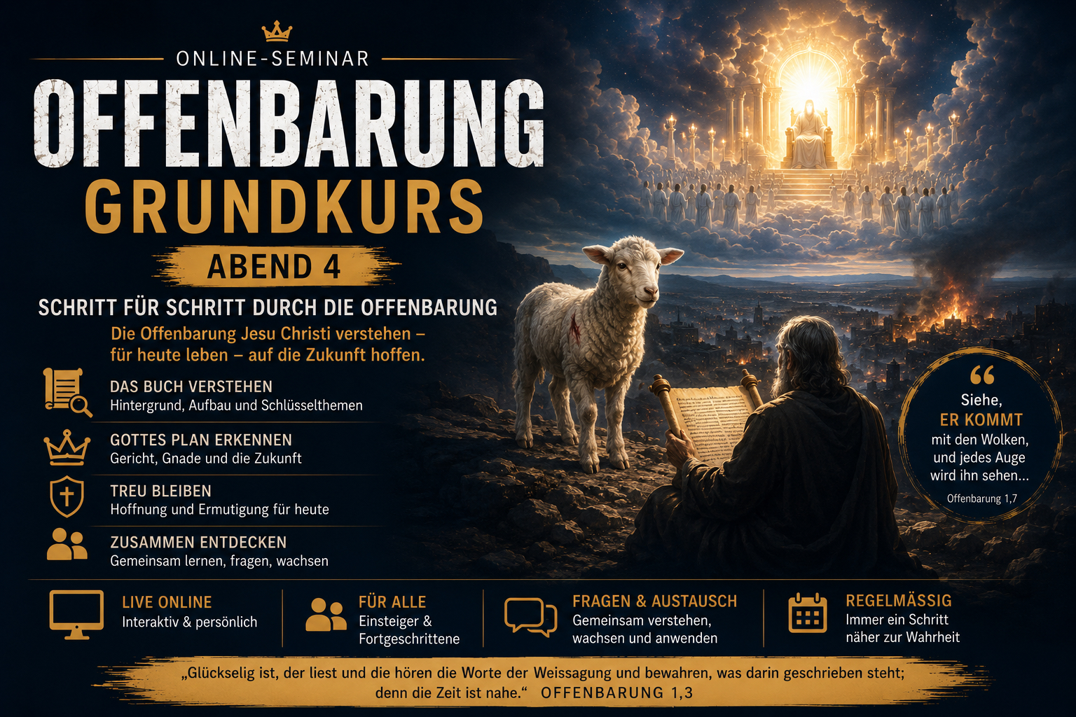 Schritt für Schritt durch die Offenbarung – Abend 4: Smyrna, die verfolgte Gemeinde