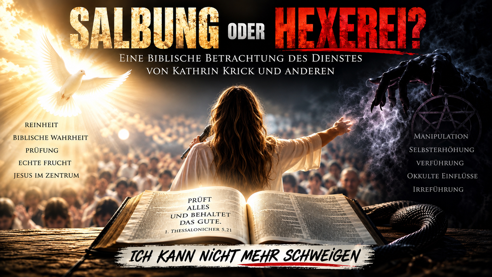Salbung oder Hexerei ? Ich einfach kann nicht mehr Schweigen.